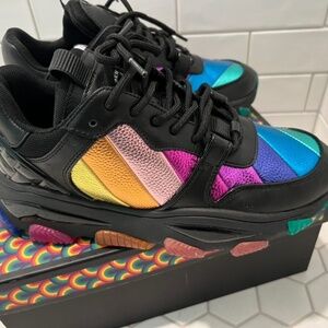 Kurt Geiger Lettie Eagle Black/Rainbow